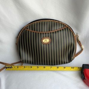 Stripe cross body bag